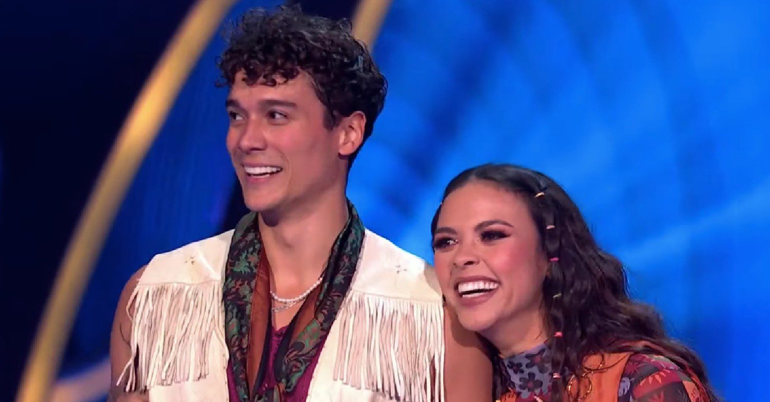 Miles on Dancing on Ice 2024 with Vanessa