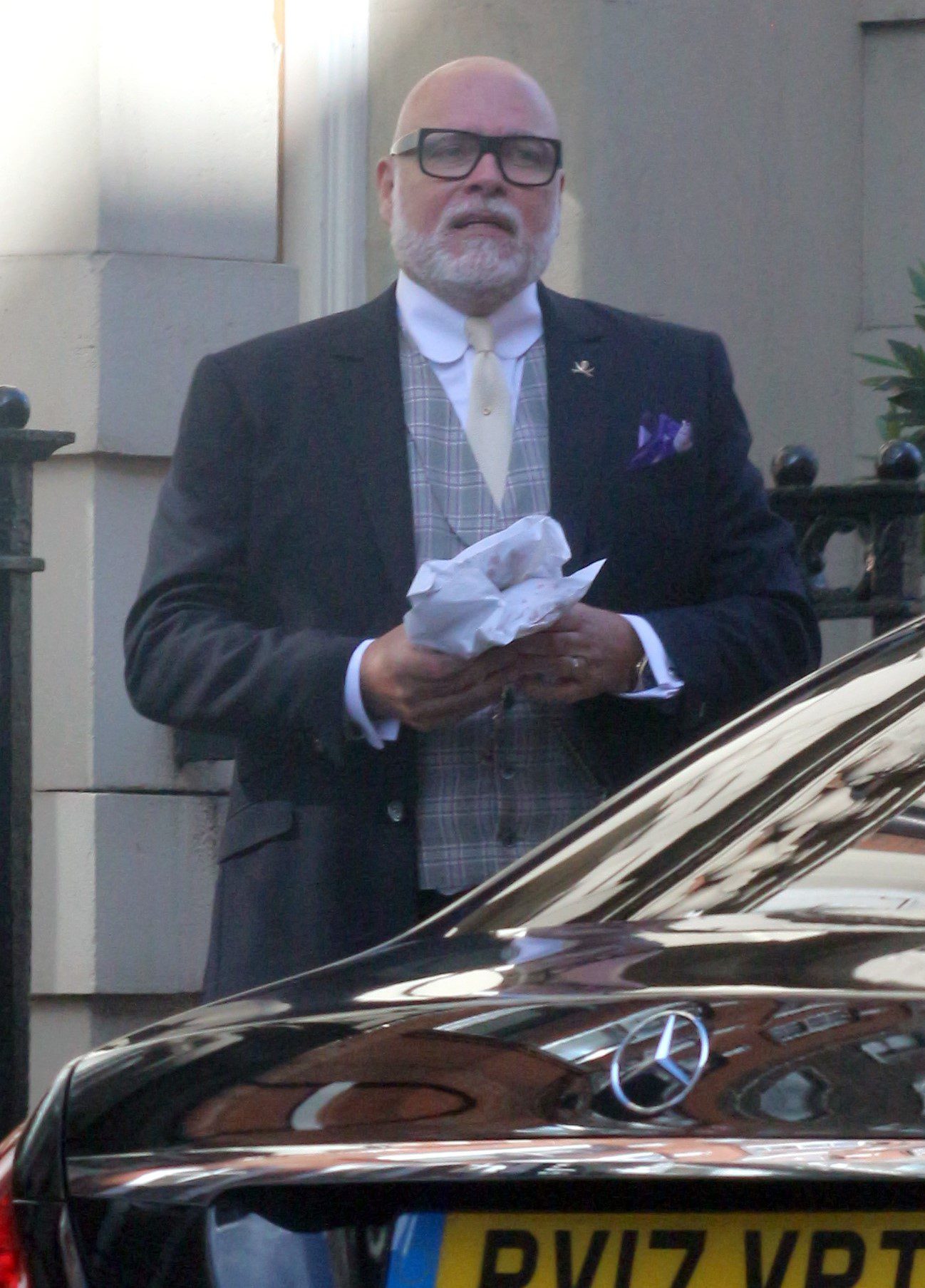 Celebrity Big Brother star Gary Goldsmith in suit