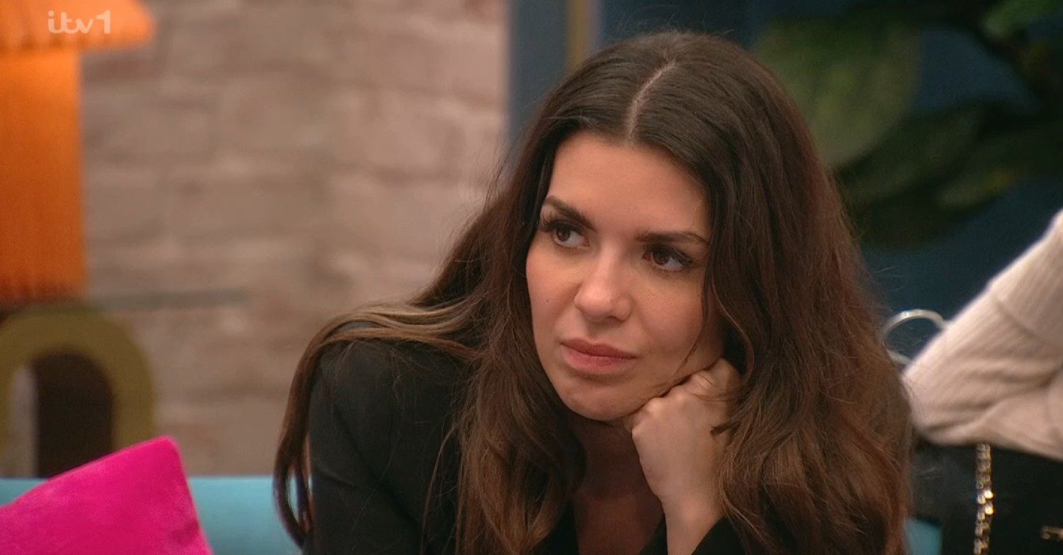Ekin-Su looking grumpy on Celebrity Big Brother
