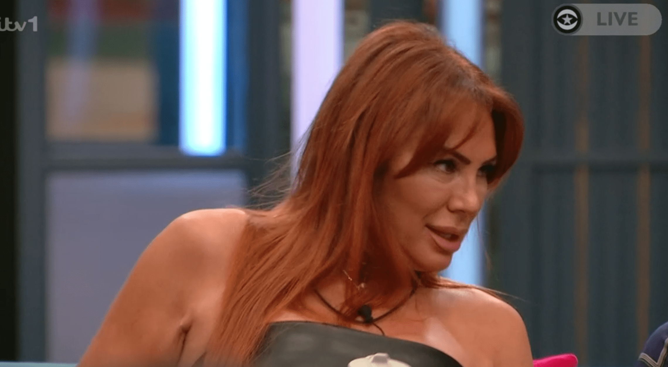 Lauren Simon in the Celebrity Big Brother house