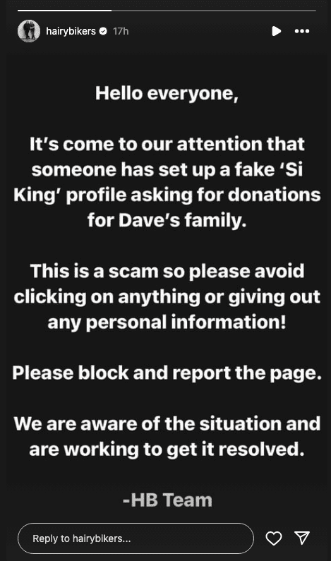 White text against a black background