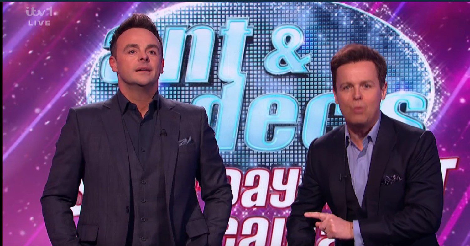 Ant and Dec presenting Saturday Night Takeaway tonight