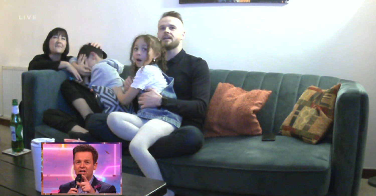 Dec Donnelly speaking to widower on Saturday Night Takeaway 2024