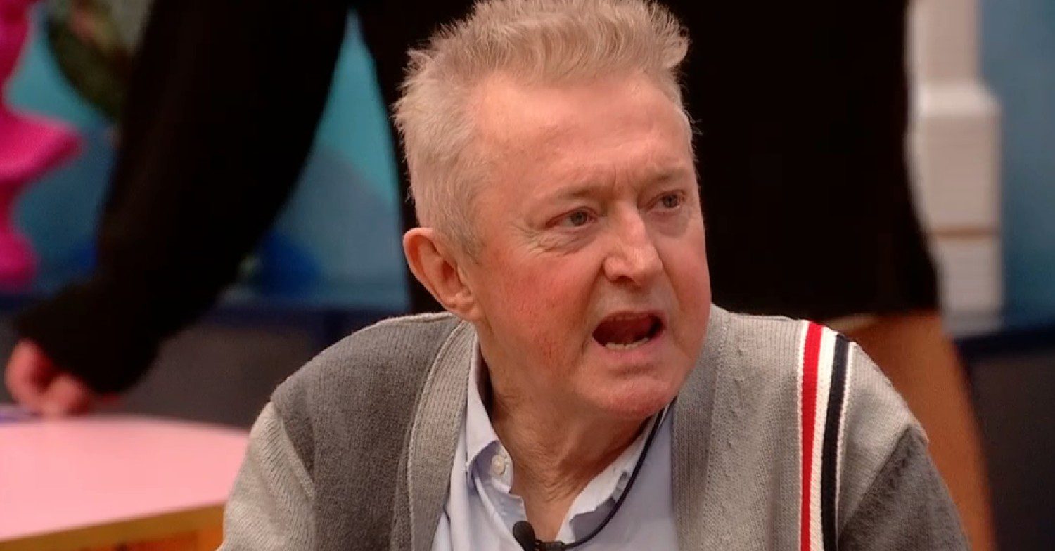 Louis Walsh speaking on Celebrity Big Brother