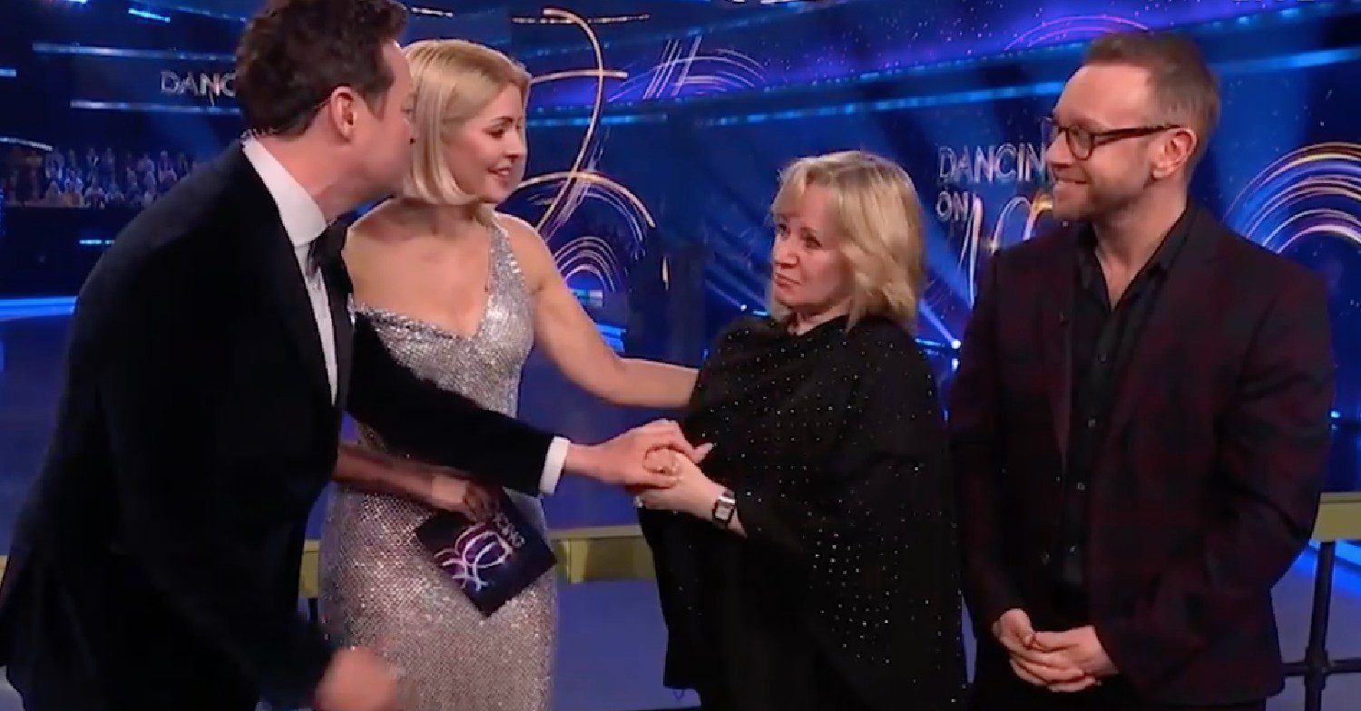 Stephen Mulhern and Holly Willoughby comfort Karen Barber on Dancing On Ice 2024