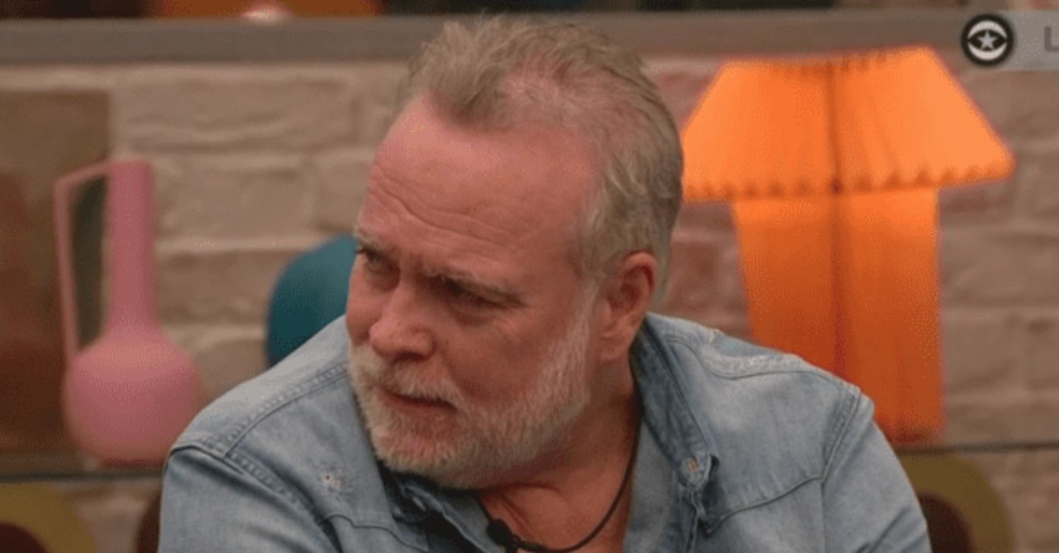 Gary Goldsmith looking to the side on Celebrity Big Brother