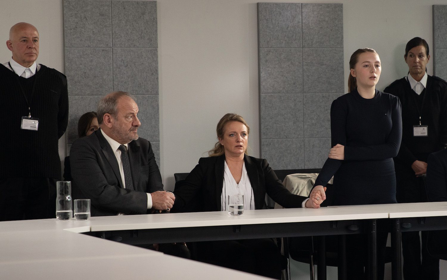 Emmerdale's Jimmy, Nicola and Angelica are in court