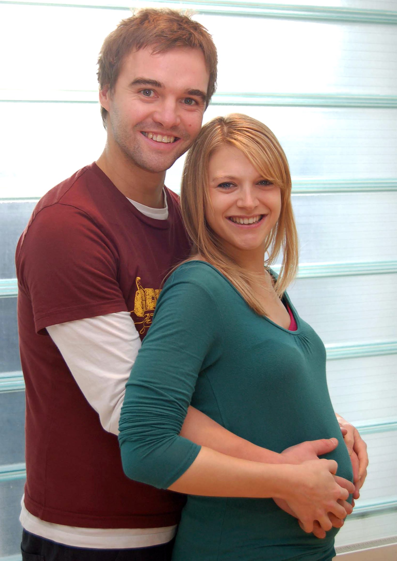 Pregnant Jenny Platt and husband Rupert Hill 