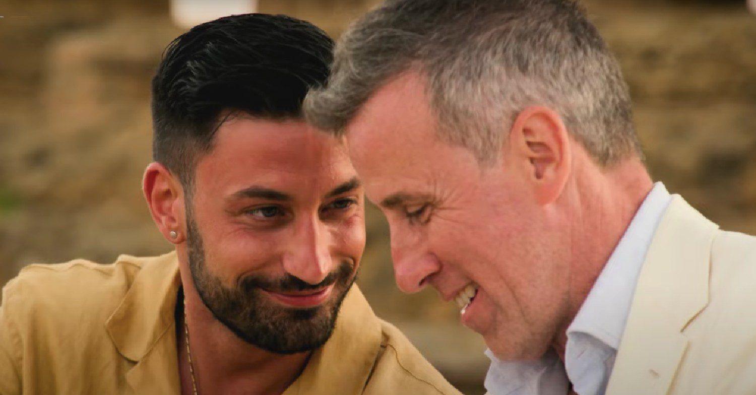 Giovanni Pernice smiling with Anton du Beke 