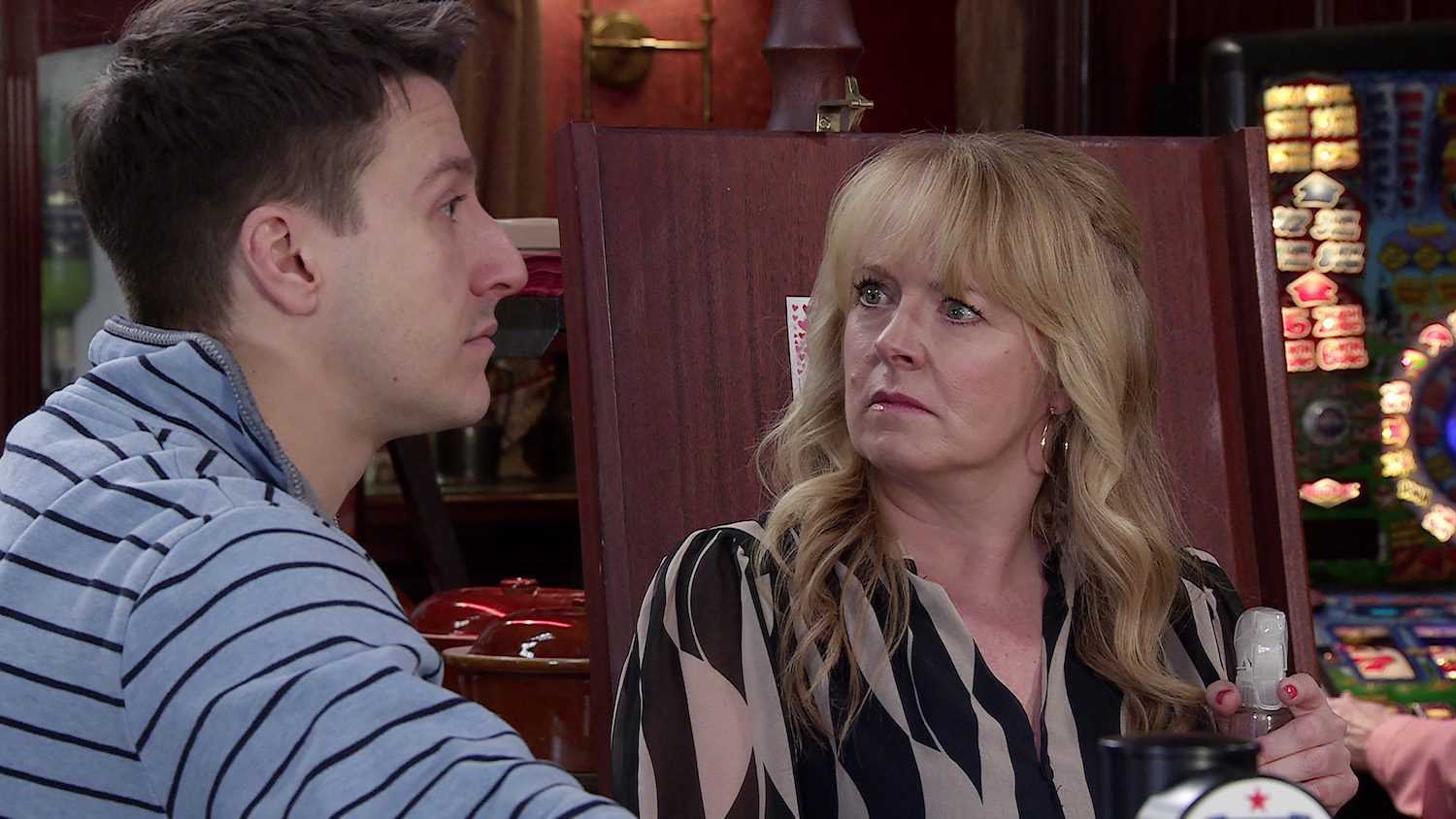 Jenny in Corrie is shocked and annoyed at oblivious Ryan