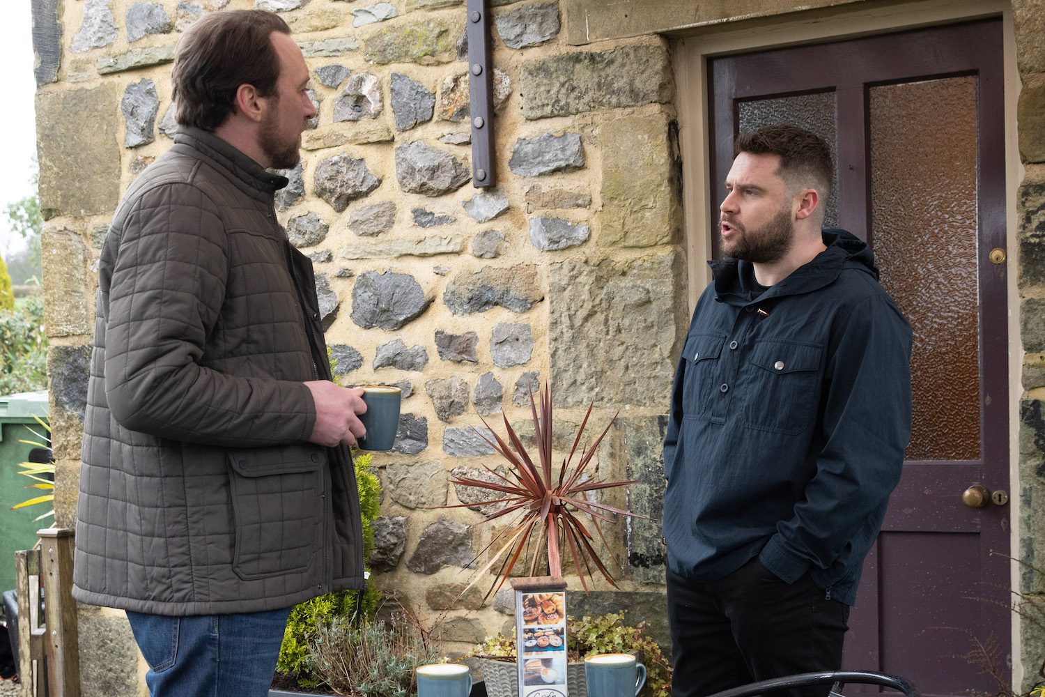 Emmerdale spoilers: Liam and Aaron have an angry confrontation outside the cafe