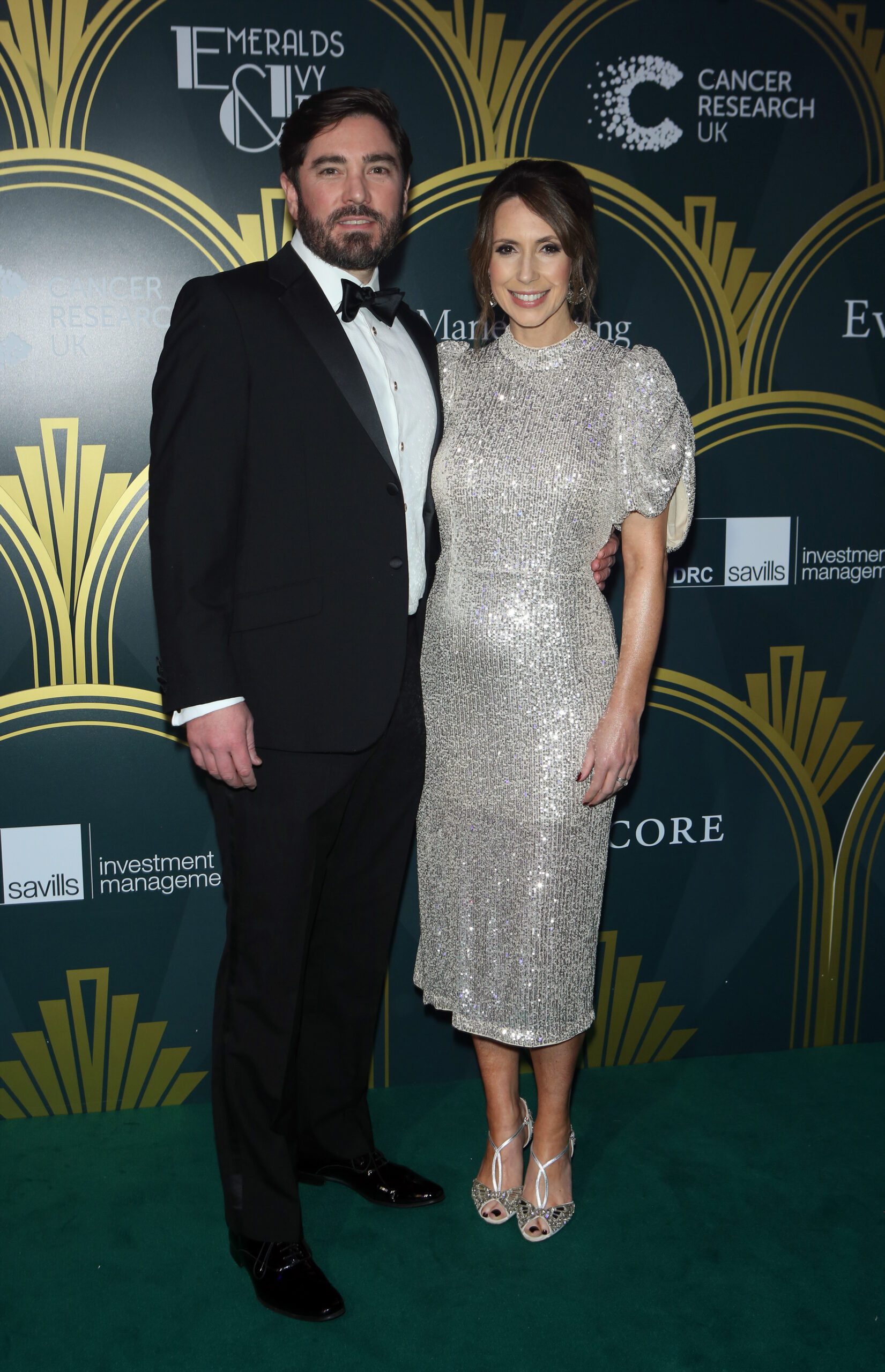 Alex Jones and Charlie Thomson smiling