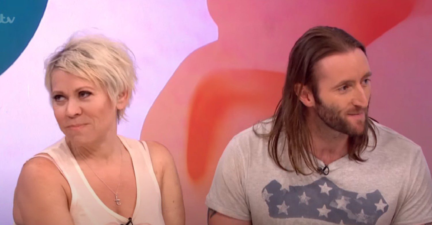 Tina Malone and her husband Paul Chase on Loose Women