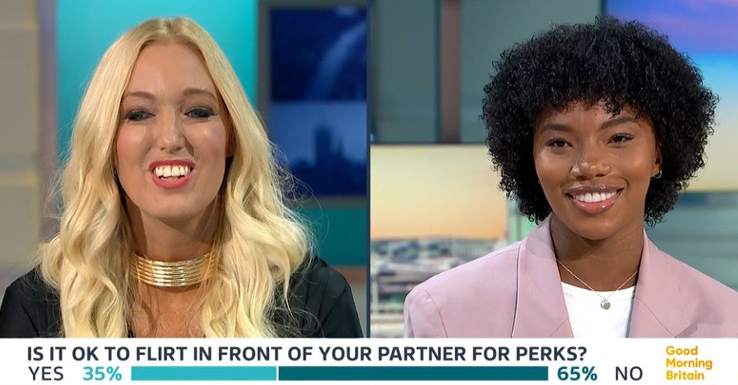 Hayley and Chyna on Good Morning Britain Today