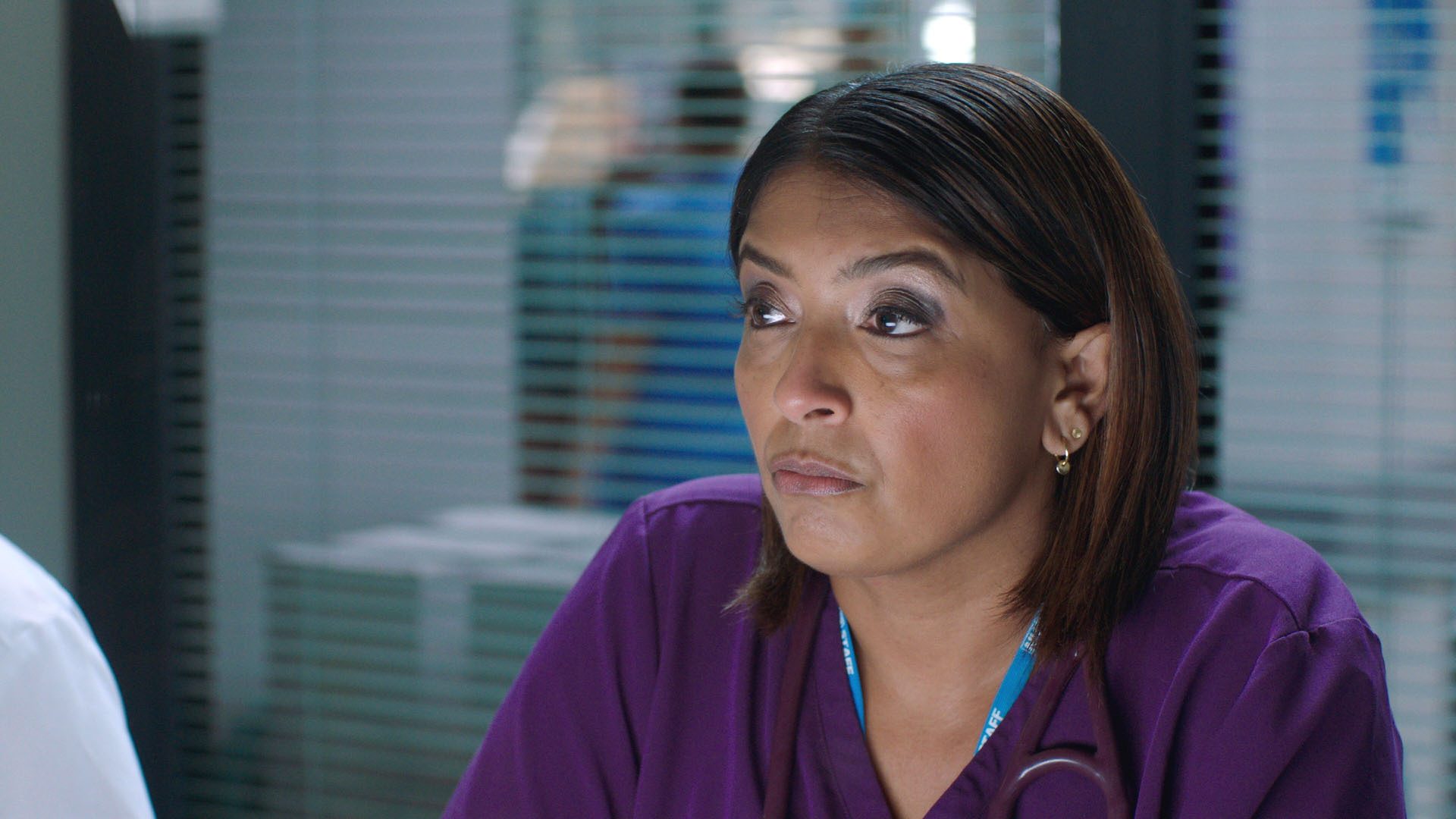 Zoe Hanna looks seriously concerned