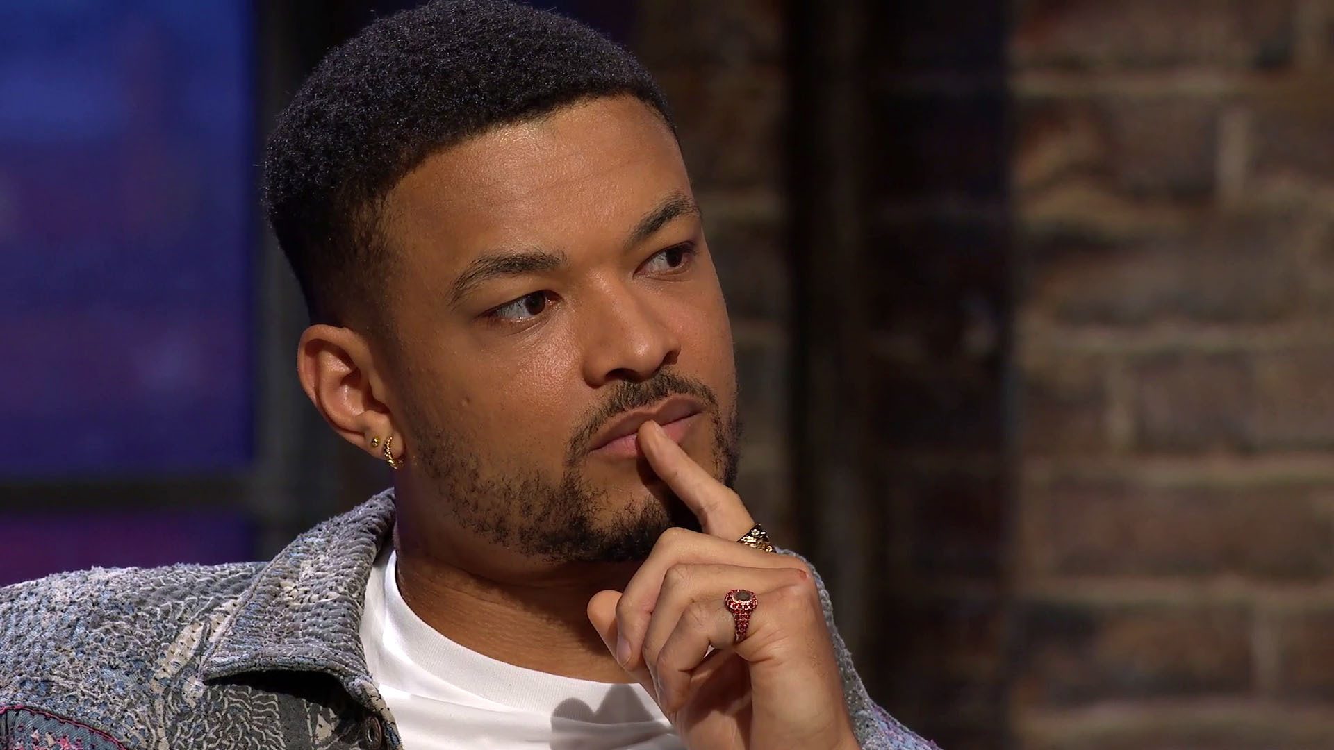 Steven Bartlett thoughtful face on Dragons' Den