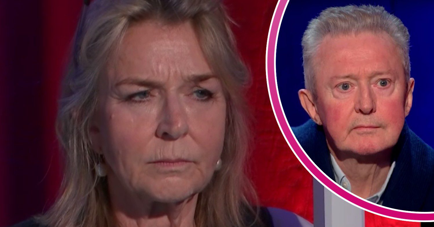 Fern Britton looks serious, Louis Walsh looks shocked (Credit: ITV)