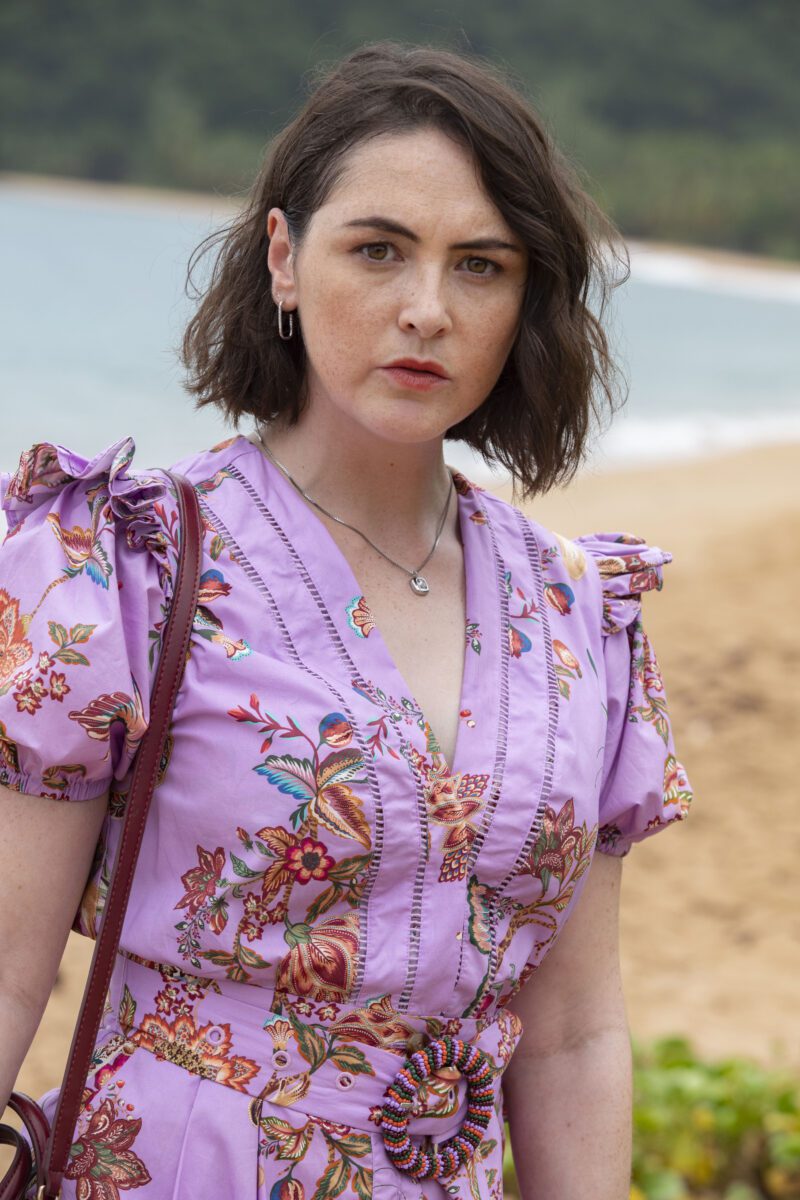 Emma Sidi as Amelia in Death in Paradise series 13 episode 7