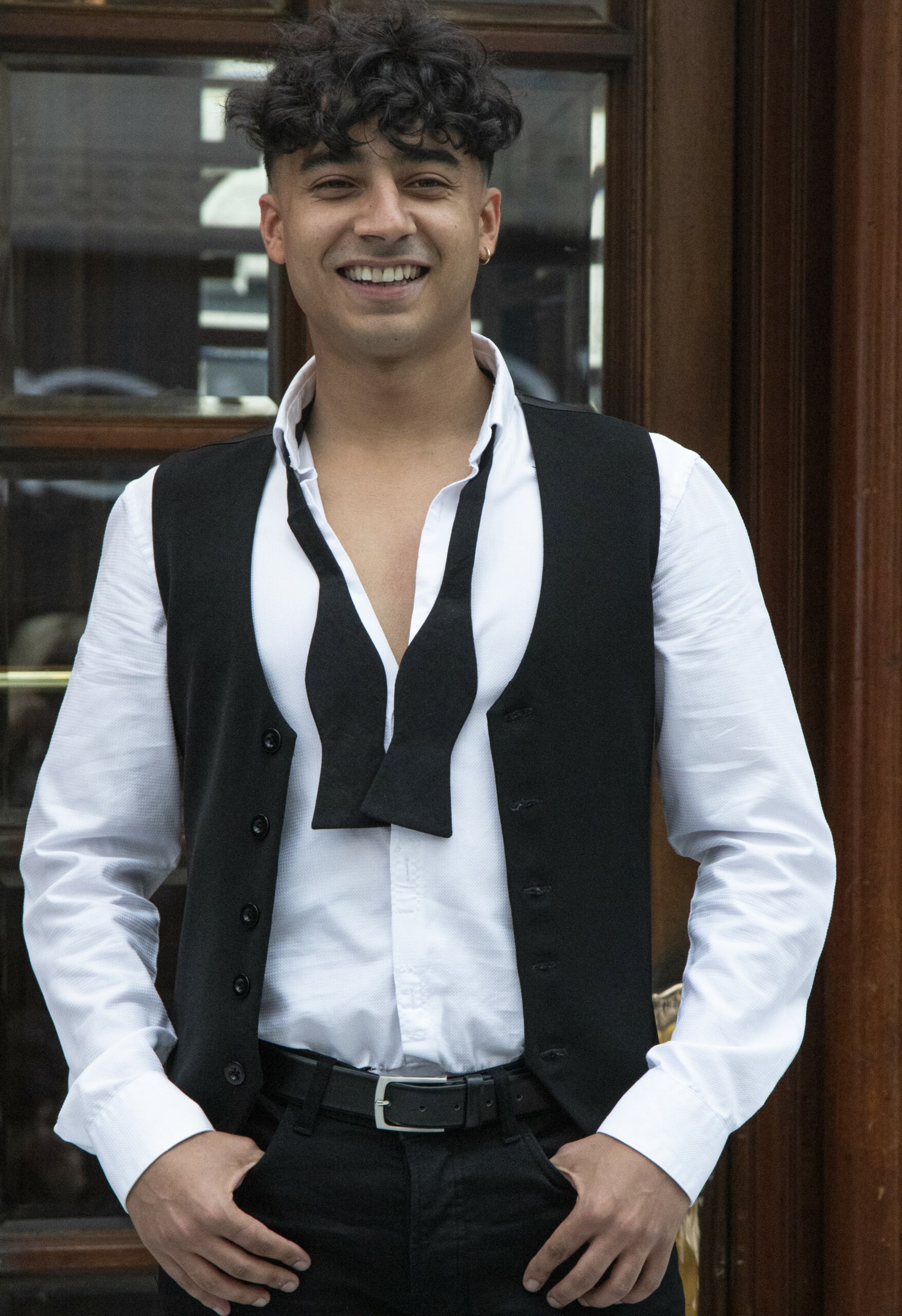 Strictly star Karim Zeroual smiling