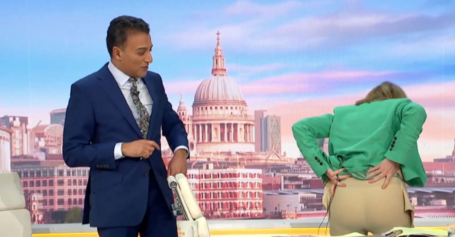 Adil Ray and Kate Garraway 