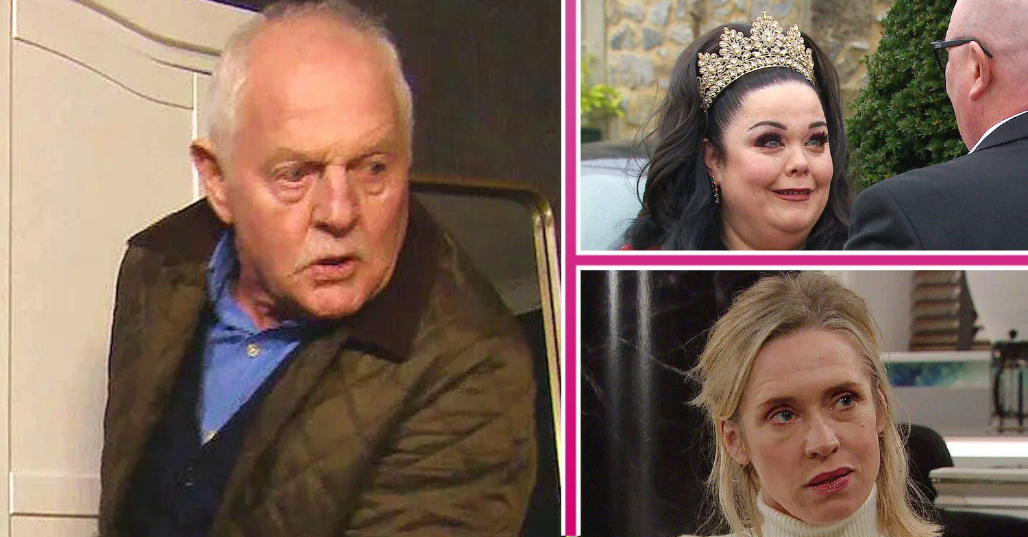 Emmerdale spoilers comp image: Pollard, Mandy, Ruby (Credit: ITV/Comp ED!)