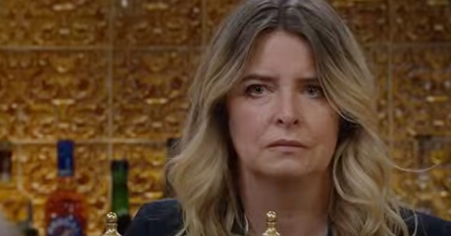 Emmerdale's Charity is miserable behind the bar