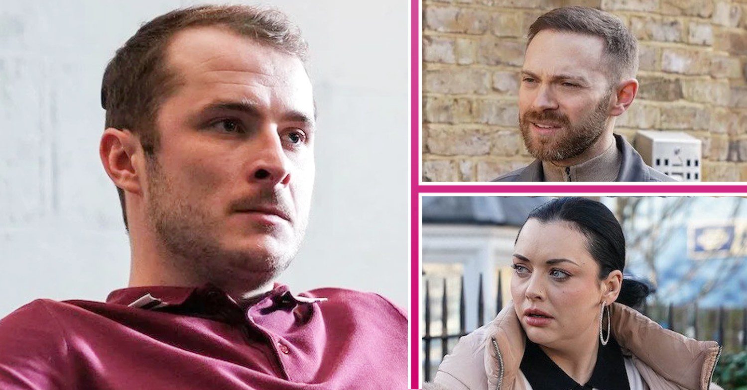 EastEnders spoilers comp image: Ben, Dean and Whitney (Credit: BBC/Comp ED!)