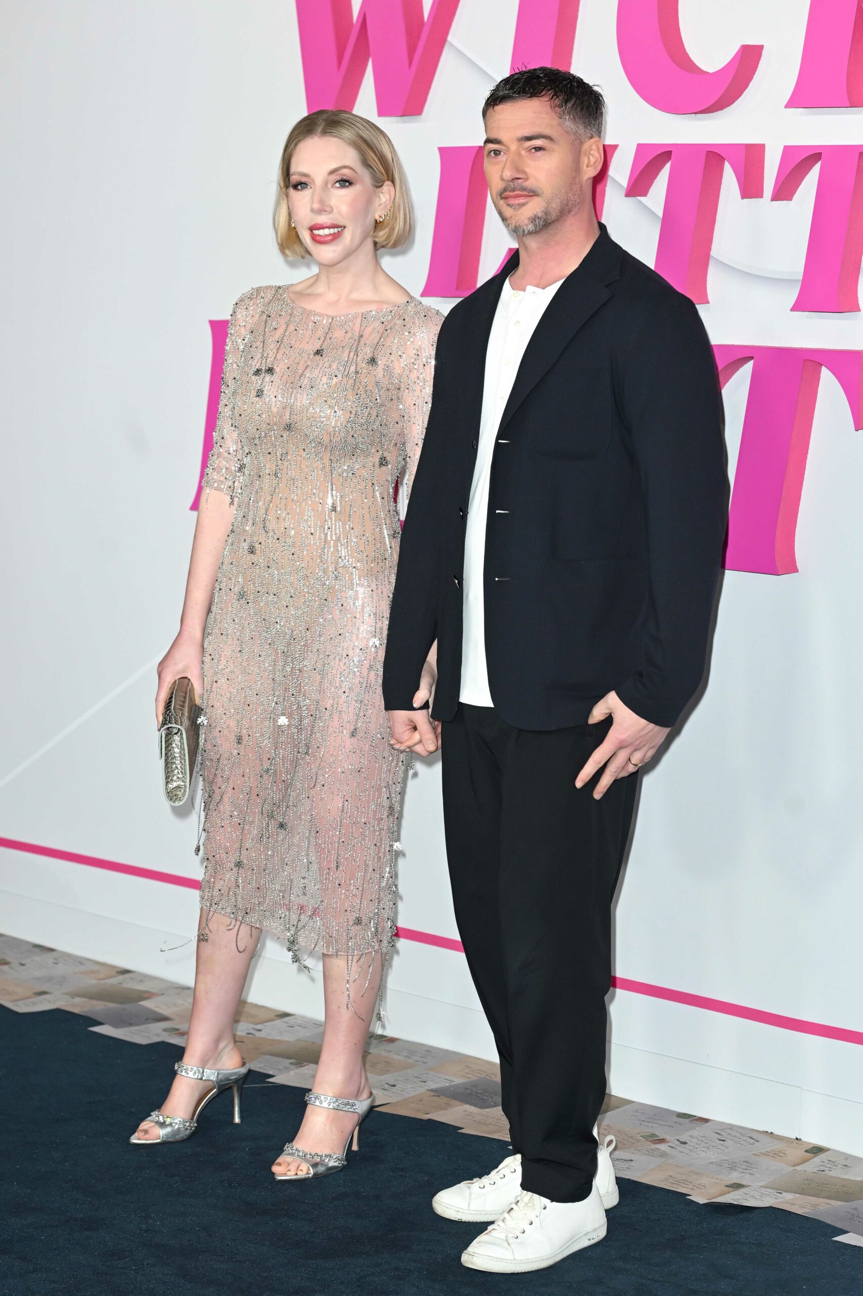 Katherine Ryan and Bobby Koostra at a red carpet event