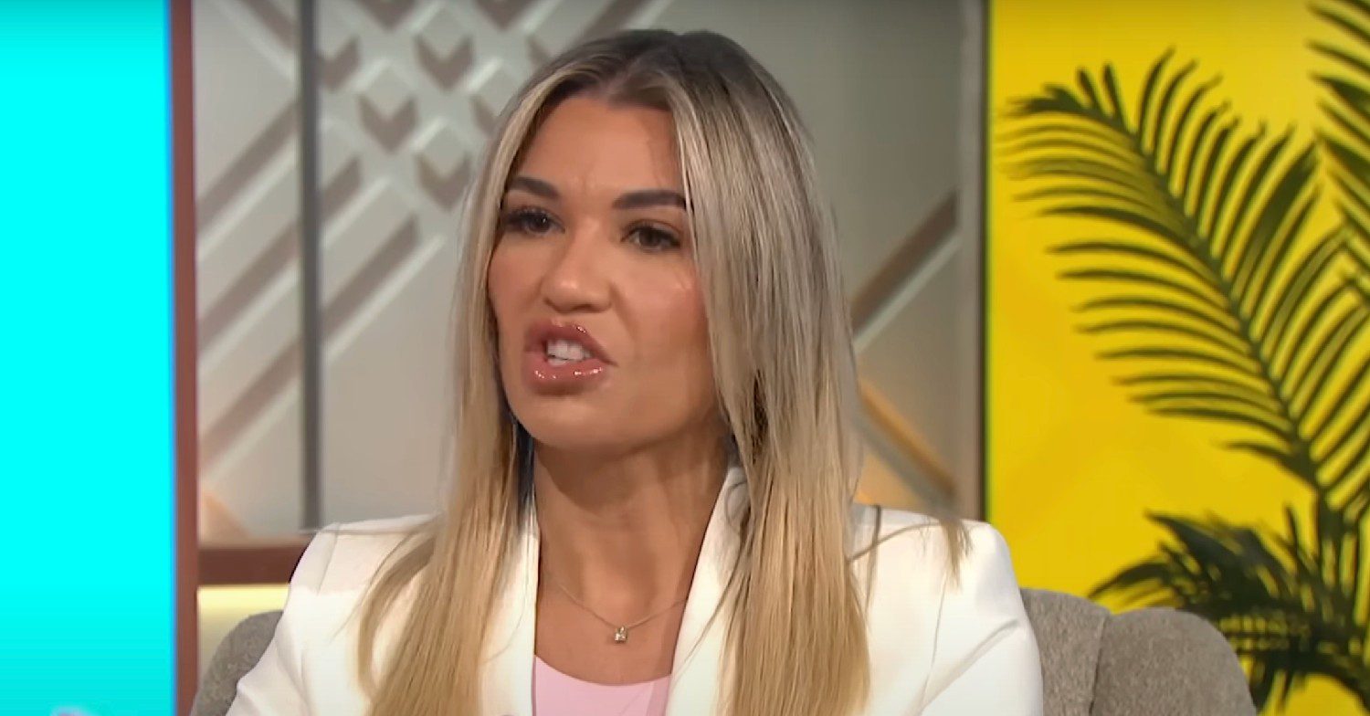 Christine McGuinness speaking on Lorraine