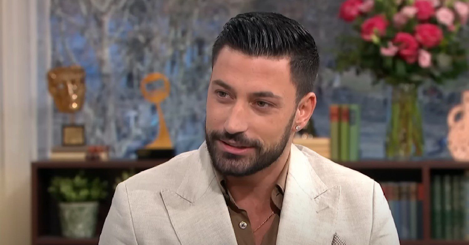 Giovanni Pernice speaking on This Morning