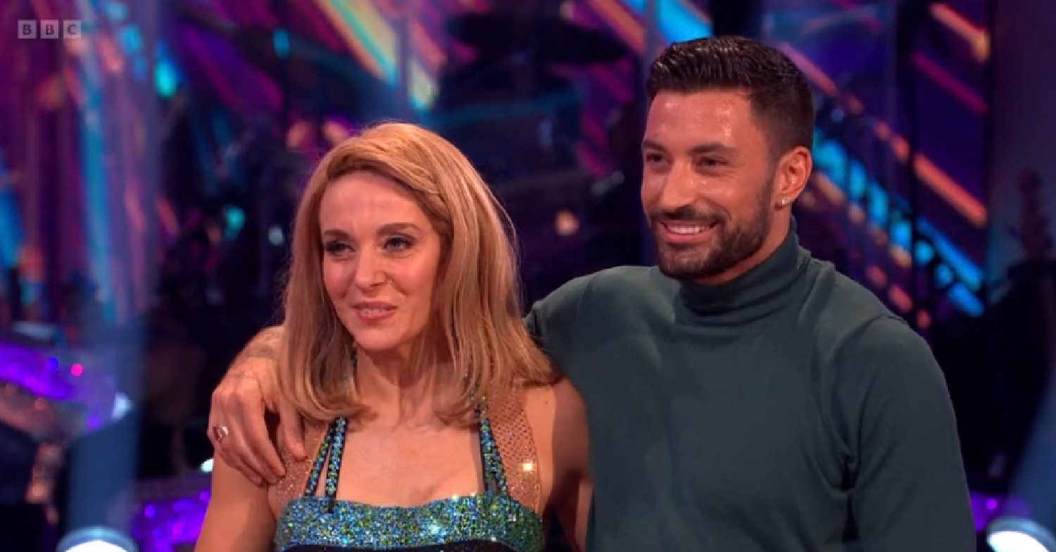 Amanda Abbington and Giovanni Pernice on Strictly