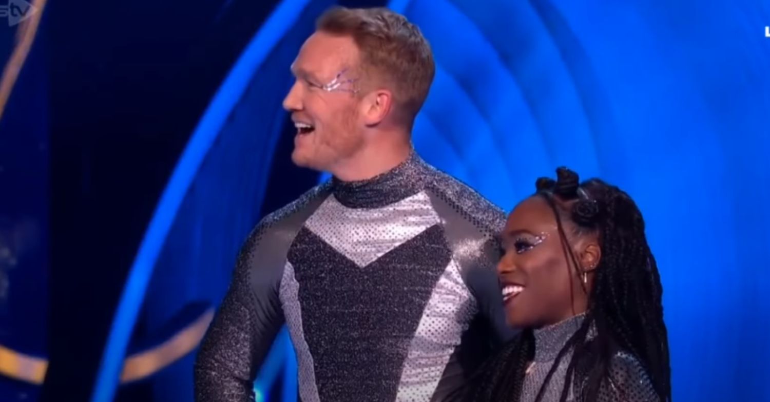 Greg Rutherford and Vanessa James on Dancing On Ice