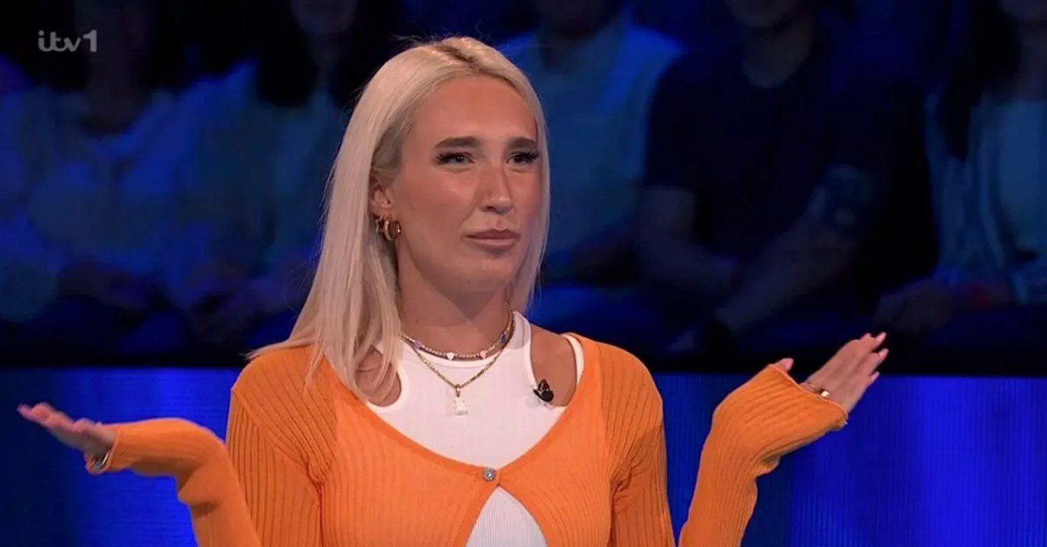Megan McKenna looks confused on Tipping Point: Lucky Stars