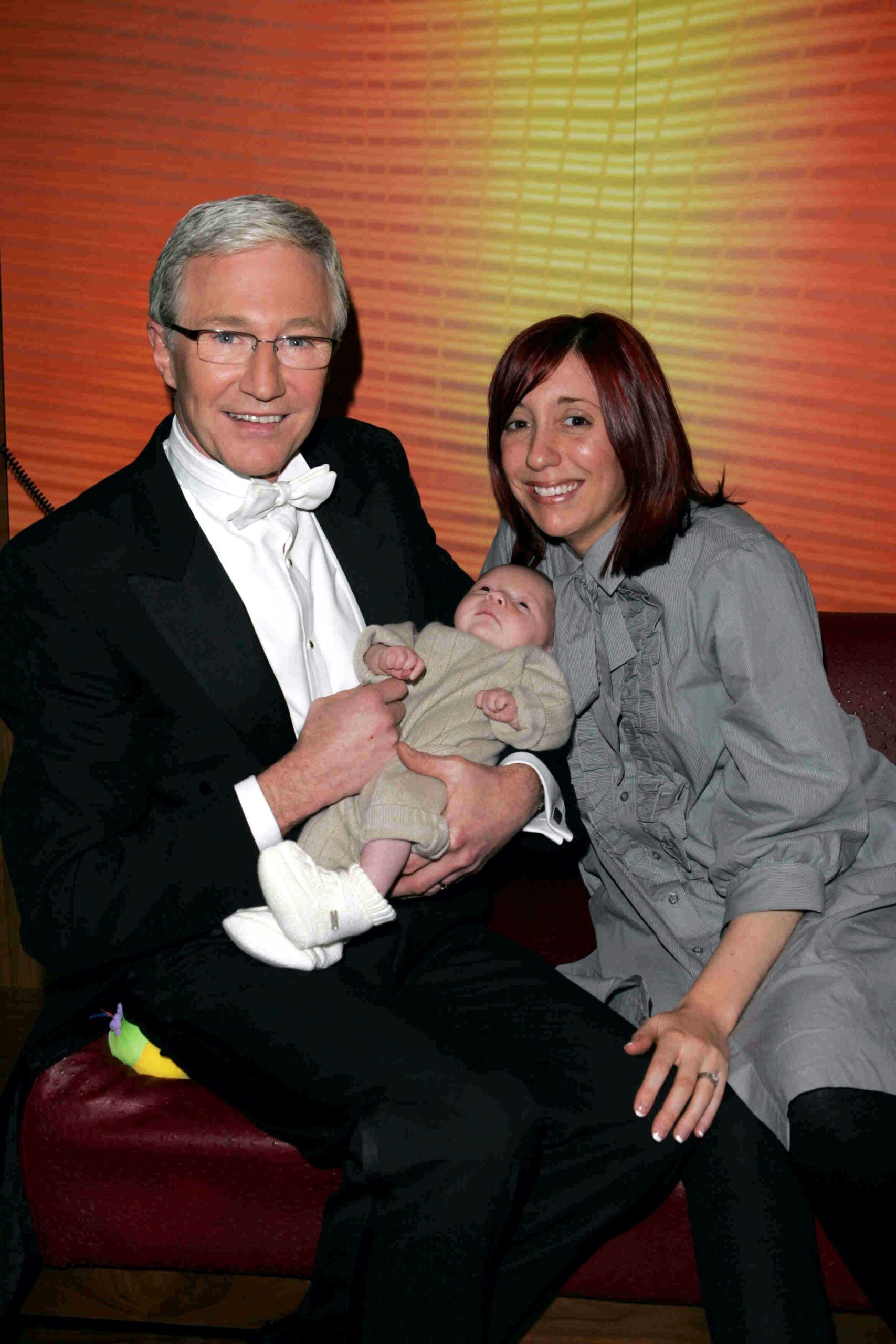 Paul O'Grady with his daughter, Sharyn, and his grandson