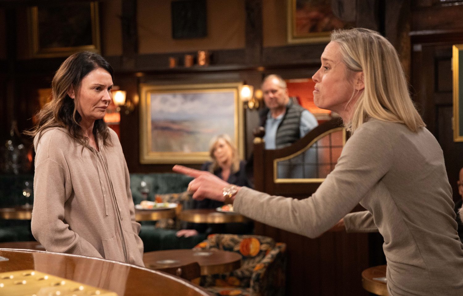 Ruby shouting at Chas on Emmerdale