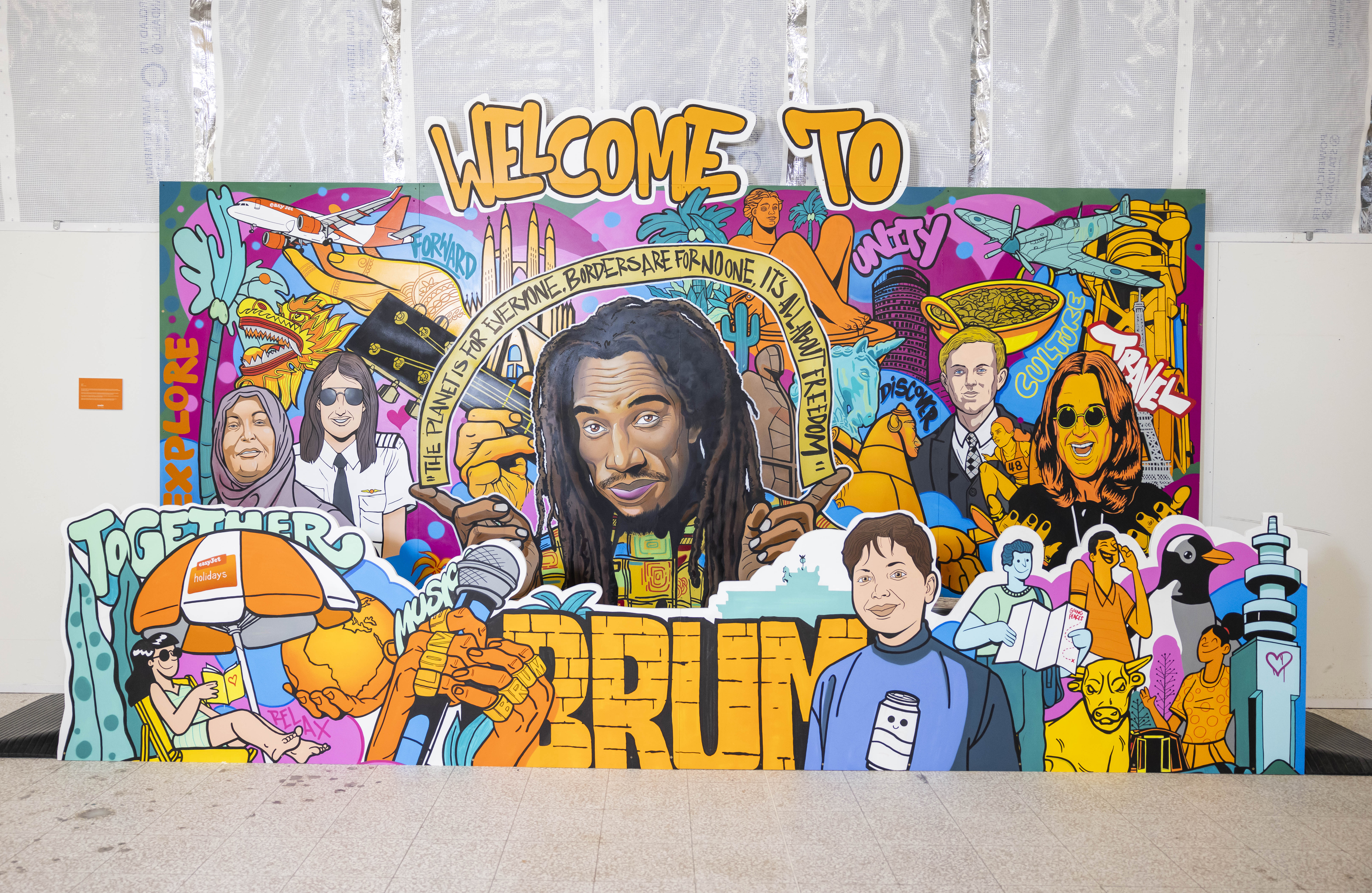 New mural in Birmingham featuring Ozzy Osbourne and an 11 year old boy