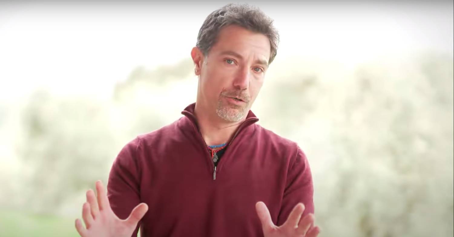 Gino D'Acampo raises his hands