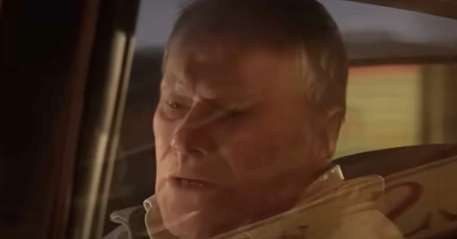 Coronation Street's Roy is in a police car