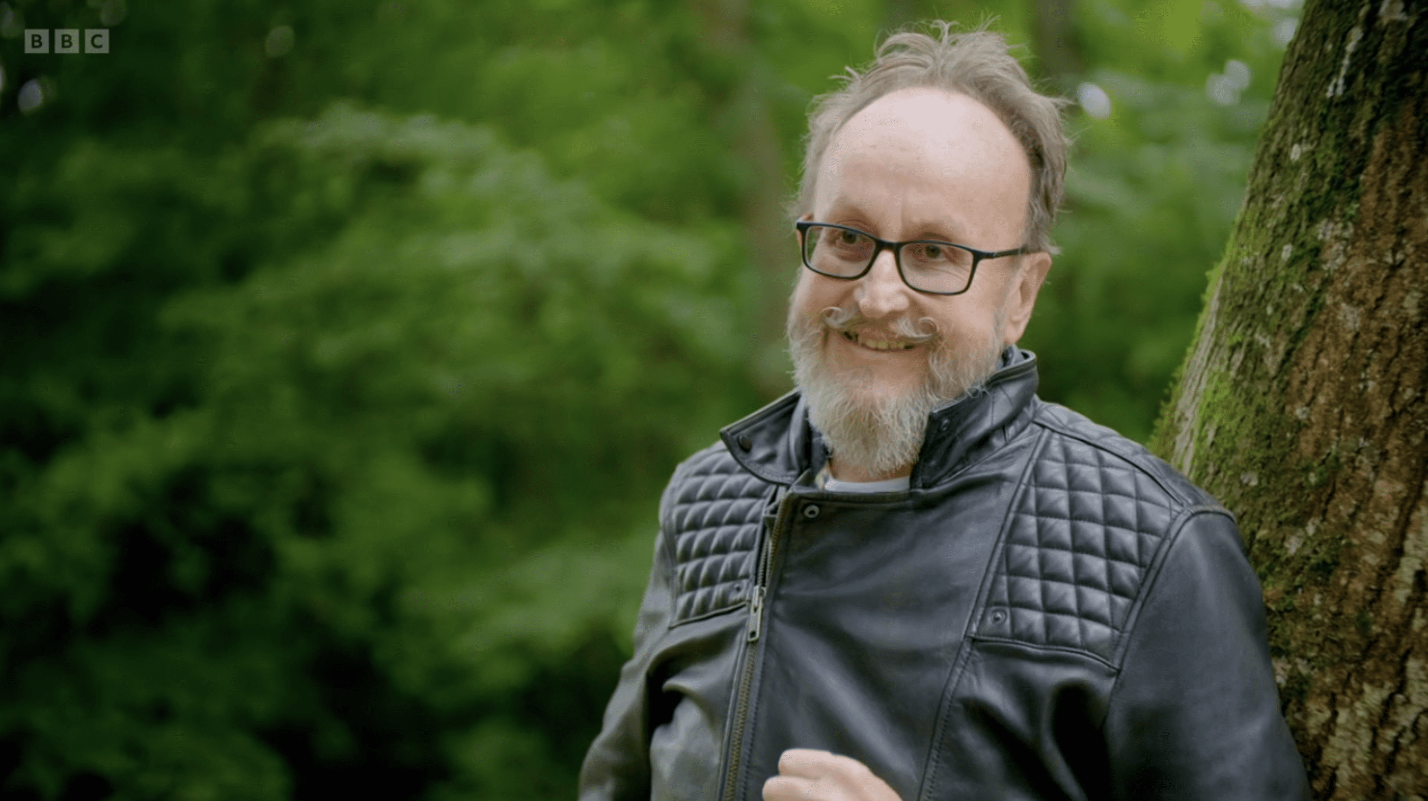 Dave Myers during the last episode of The Hairy Bikers go West