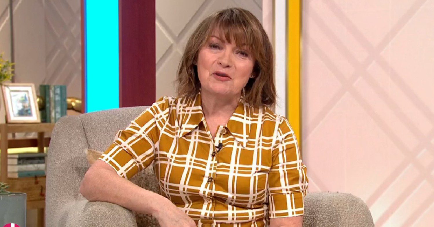 Lorraine Kelly hosting Lorraine today