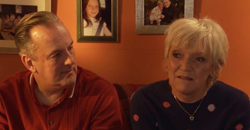 EastEnders' Harvey and Jean are talking together