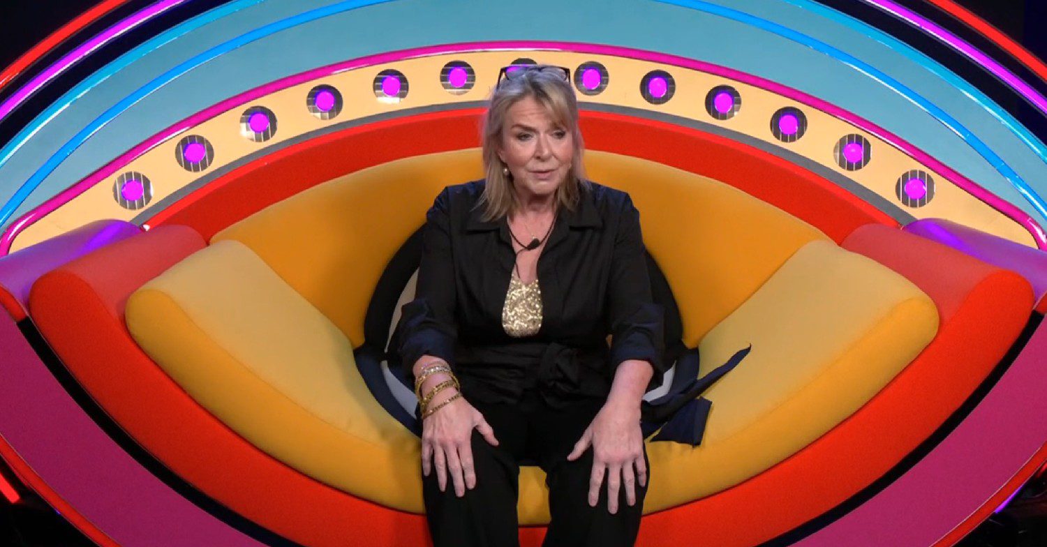 Fern Britton in the Celebrity Big Brother diary room