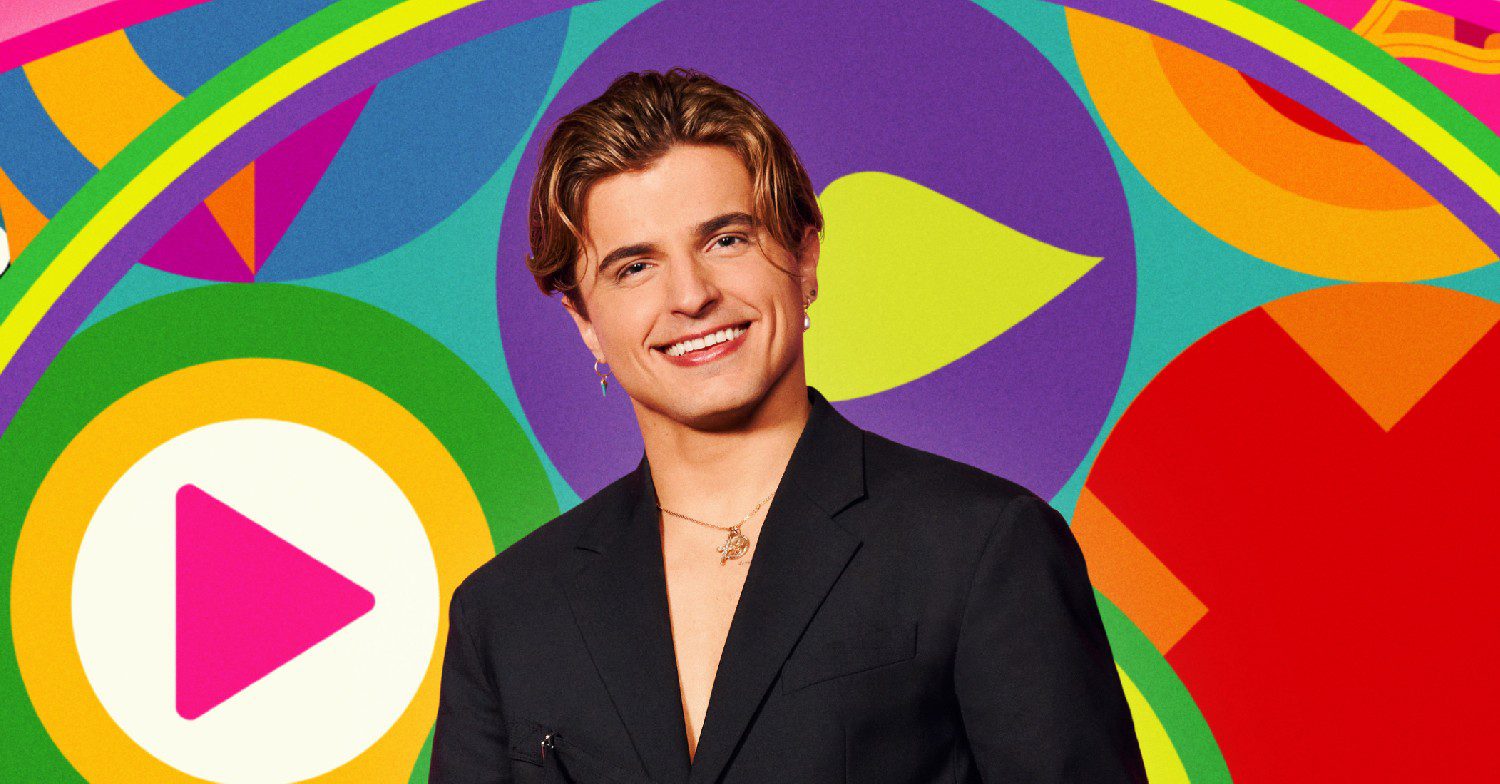 Nikita Kuzmin smiling on Celebrity Big Brother