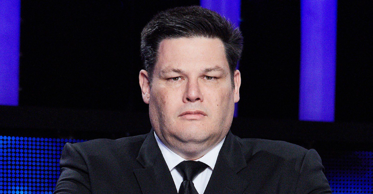 Mark Labbett looks serious in The Chase promo shot