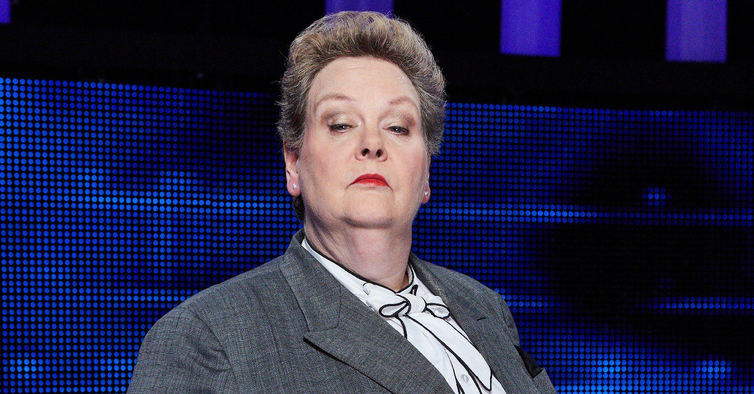 Anne Hegerty looks stern in promo photo for The Chase