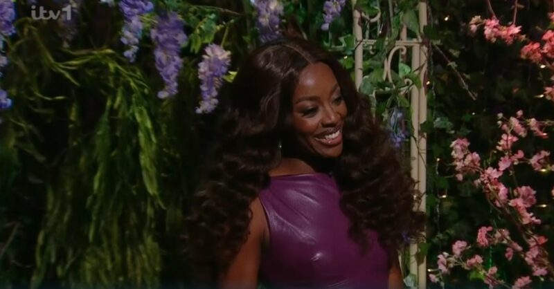 AJ Odudu smiling in celebrity Big Brother