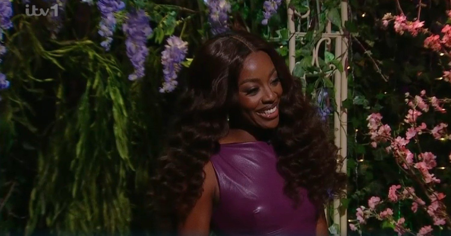 AJ Odudu smiling in celebrity Big Brother