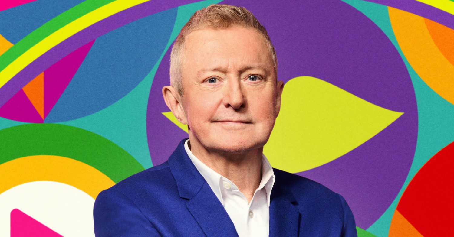 Louis Walsh smiling in Celebrity Big Brother promo picture