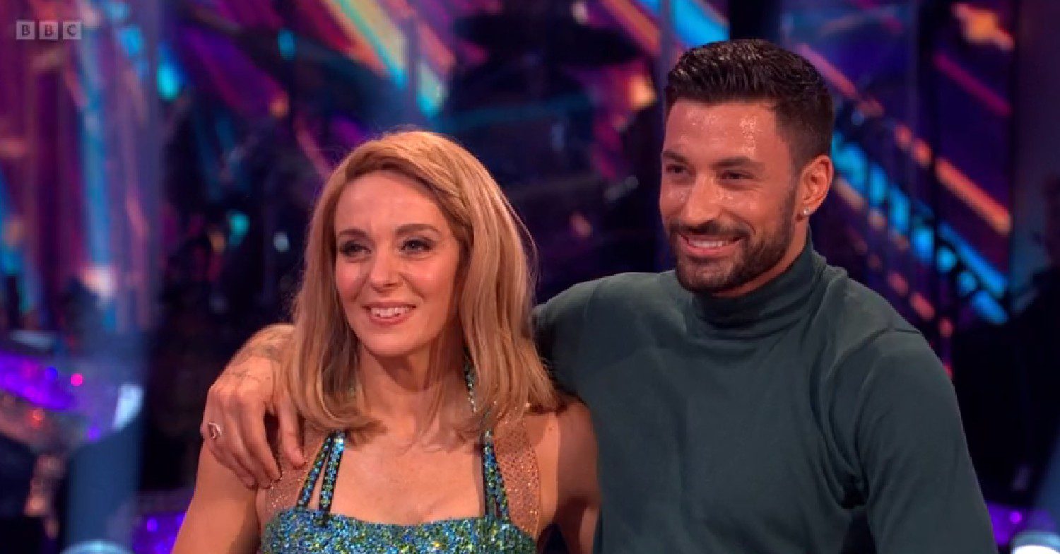 Amanda Abbington and Giovanni Pernice on Strictly live show
