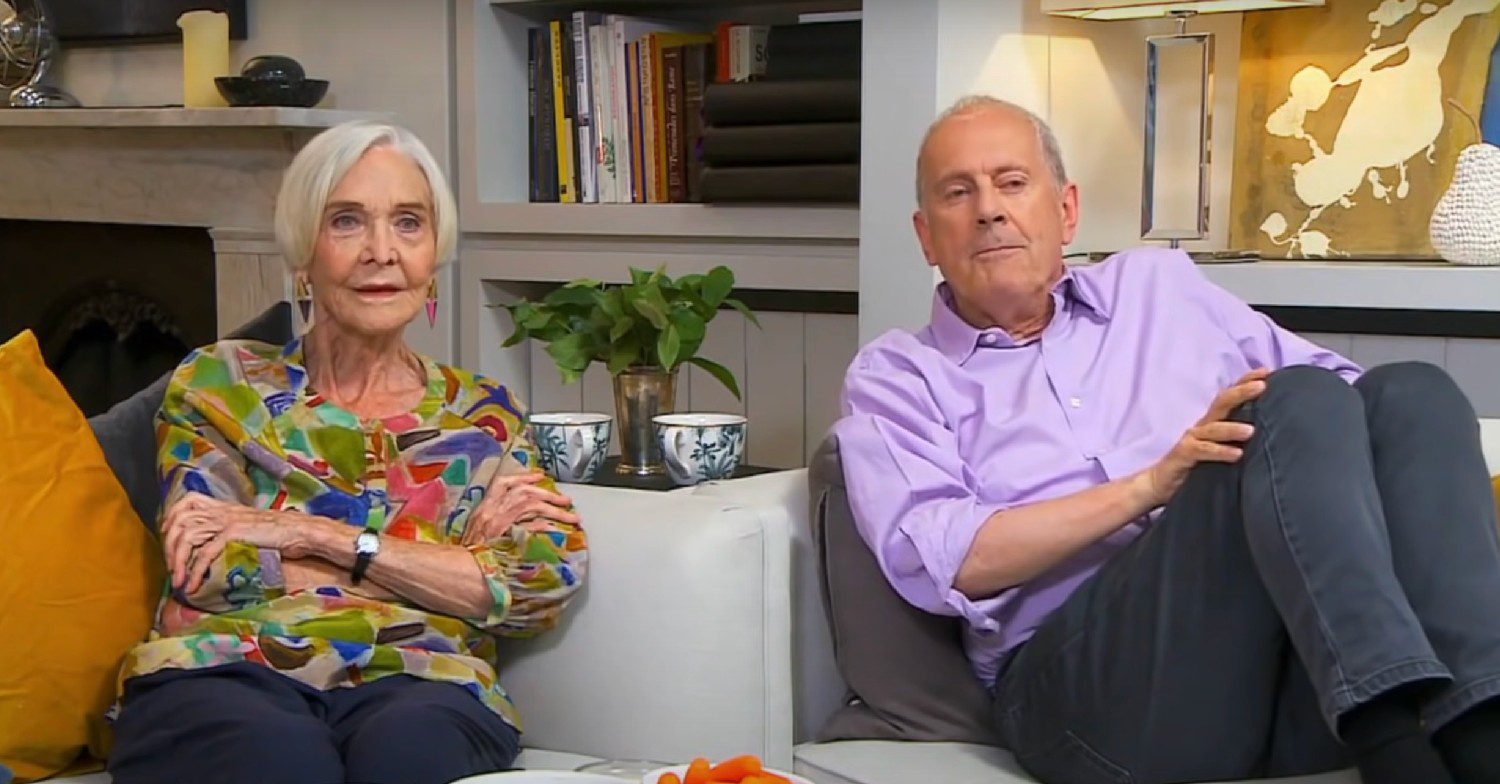 Sheila Hancock and Gyles Brandreth on Celebrity Gogglebox